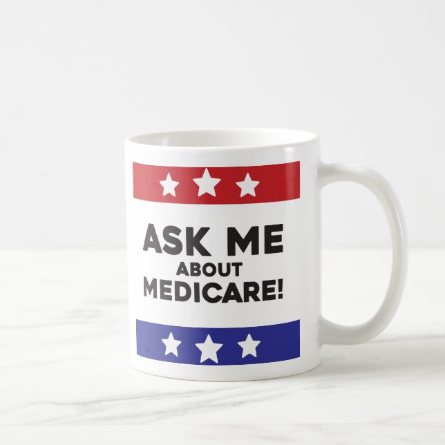 Tasse « Demandez-moi des informations sur Medicare (Droite)