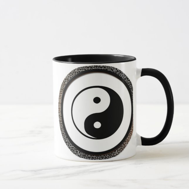Tasse d'emblème de Yin Yang (Droite)