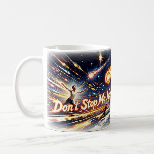 Tasse d'énergie Cosmic Tiger Ne m'arrête pas maint (Gauche)