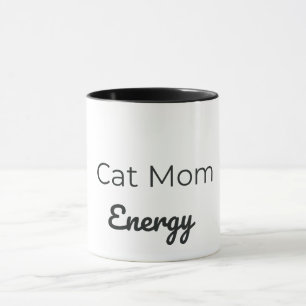 Tasse d'énergie pour maman de chat Tasse à café