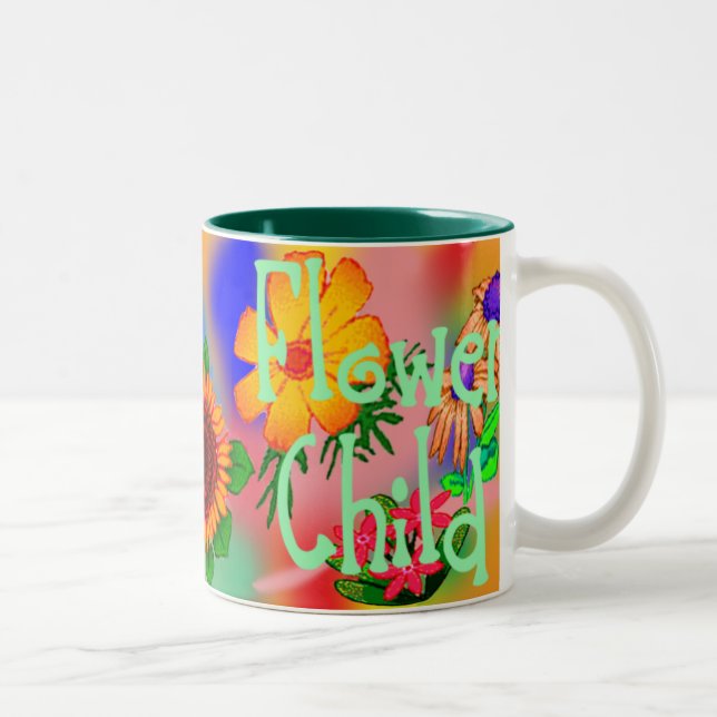 Tasse d'enfant de fleur (Droit)