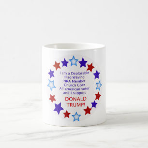 Tasse déplorable de tasse d'électeur d'atout