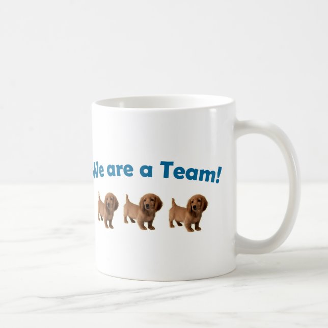 Tasse d'équipe de teckel (Droite)