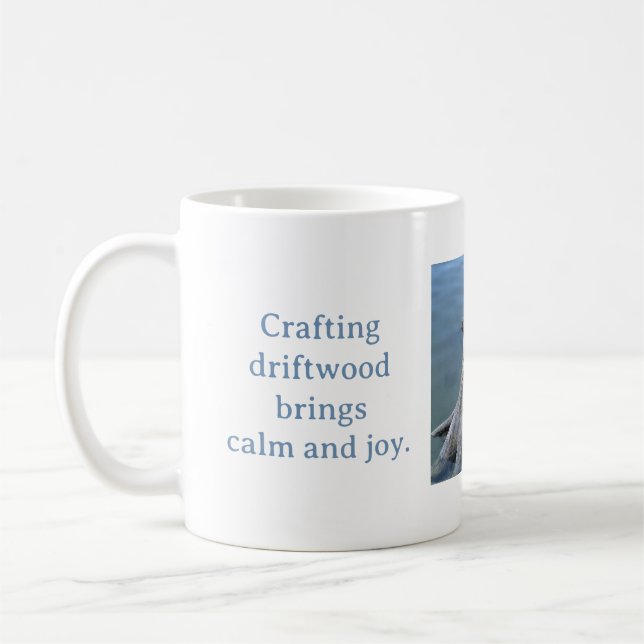 TASSE DÉRIVE BOISÉE APPORTE CALME ET JOIE (Gauche)