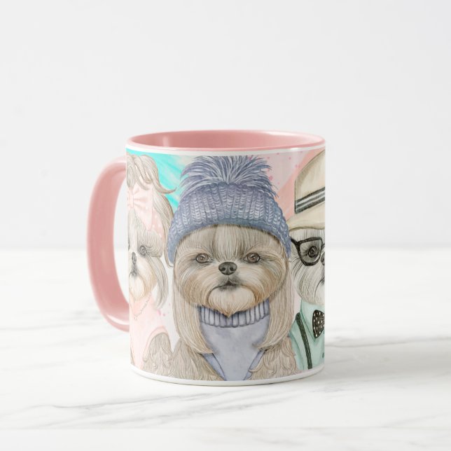 Tasse Derpy Shih Tzu (Devant gauche)