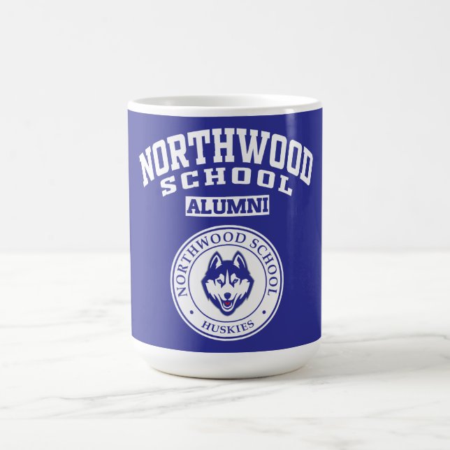 Tasse des anciens de l'école Northwood Huskies NY (Centre)