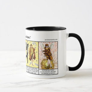 Tasse des genoux de l'abeille
