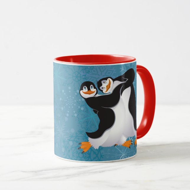 Tasse des manchots dansants d'hiver (Devant droit)