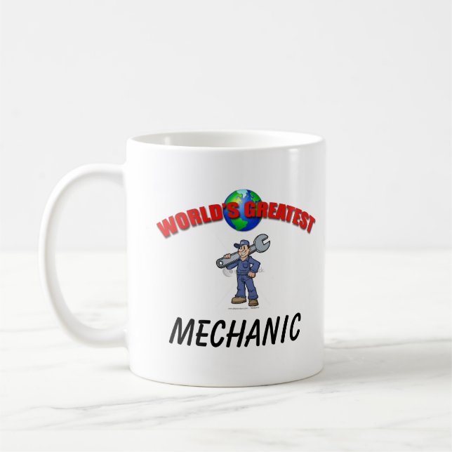 Tasse des mondes de mécanicien la plus grande (Gauche)