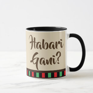 Tasse des points   de Habari Gani - de Kwanzaa