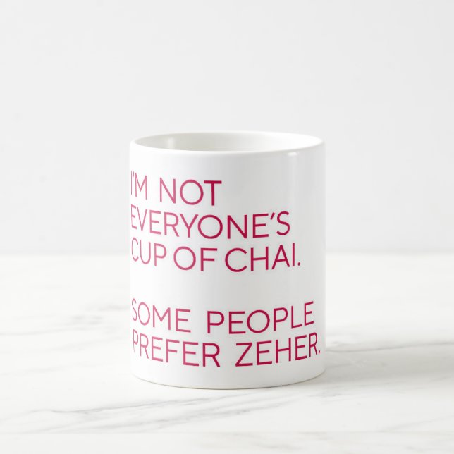 Tasse désinvolte de Chai ou Zeher Desi (Centre)