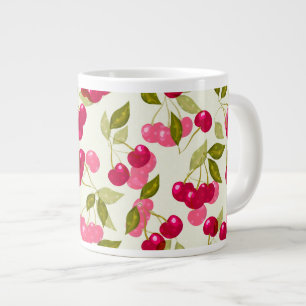 Tasse d'espresso cerise mûre