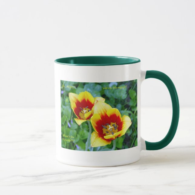Tasse d'esprit de Splendiflorous - jaune/tulipe (Droite)