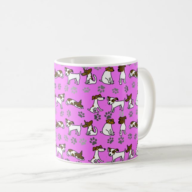 Tasse dessin animé Jack Russell Terrier (Devant droit)