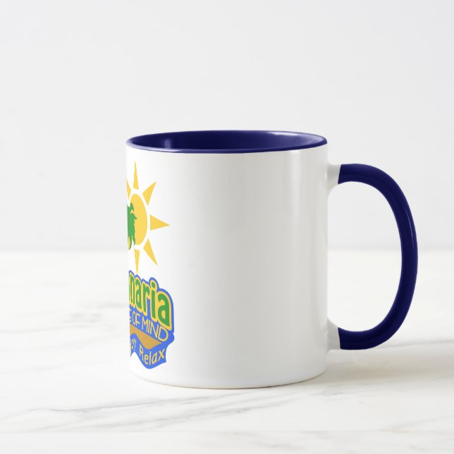 Tasse d'état d'esprit de Canaria de mamie - (Droite)