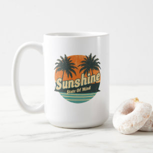 Tasse d'été de l'État Sunshine, Mug à café de plag