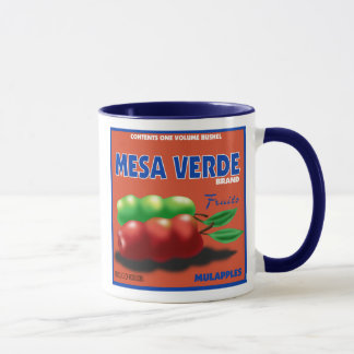 Tasse d'étiquette de fruit