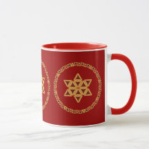Tasse d'étoile de David de Hamentashen