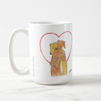 Tasse d'étreinte de Rhodesian Ridgeback