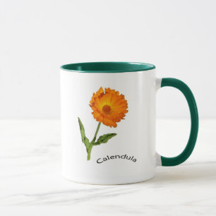 Tasse - Deux fleurs de calendula