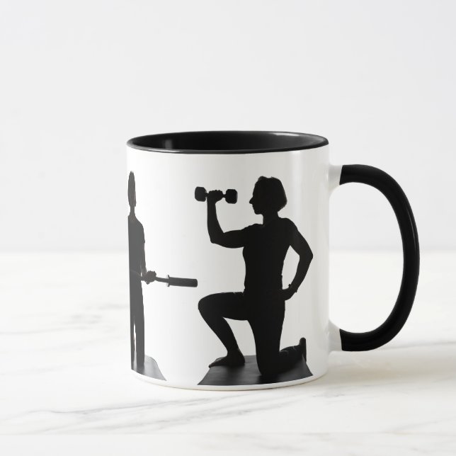 Tasse d'exercice de silhouette de Lisa Carusone (Droite)