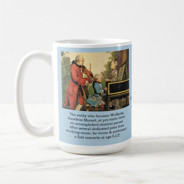 Tasse d'hommage : Mozart : Soyez ce que vous (Gauche)