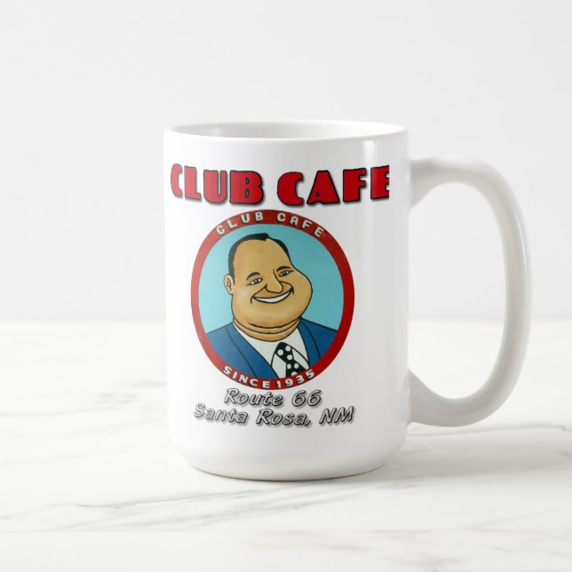 Tasse d'homme de café de club grosse avec le (Droite)