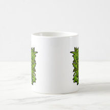 Tasse d'homme vert