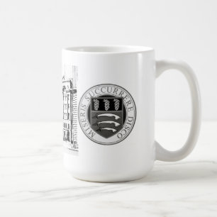 Tasse d'hôpital de Middlesex avec gravure à