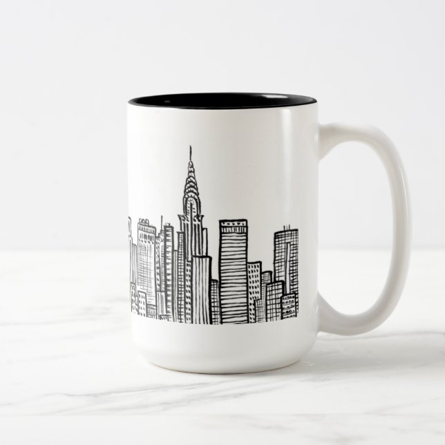 Tasse d'horizon de New York (Droit)