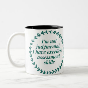 Tasse d'humour de travail social de qualifications