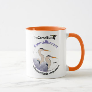 Tasse d'illustration de héron