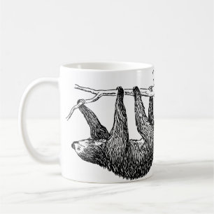 Tasse d'illustration de paresse