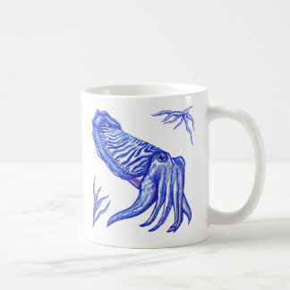 Tasse d'illustration de seiches