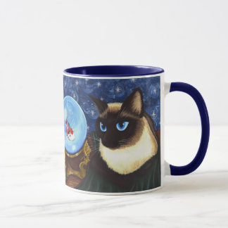 Tasse d'imaginaire de fortune de Koi de boule de