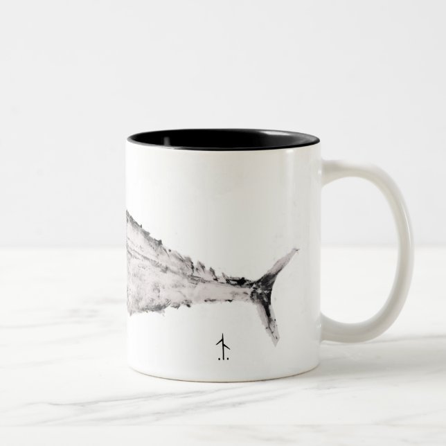 Tasse d'impression de thon (Droit)