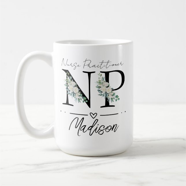 Tasse d'infirmière praticienne, infirmière pratici (Gauche)