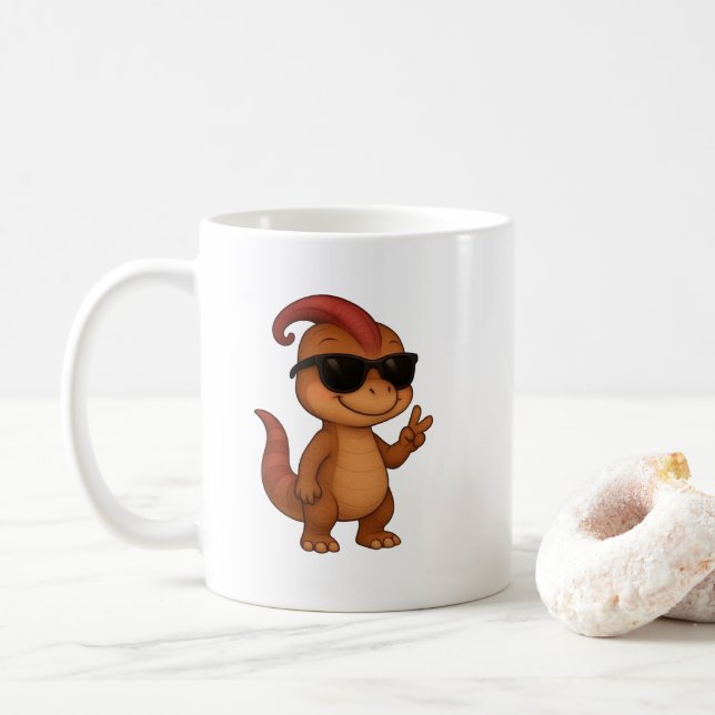 Tasse Dino pour une bonne humeur "Kammli "Cool" (Avec donut)