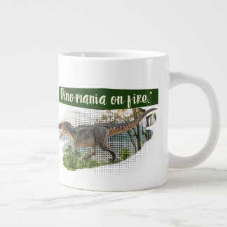 tasse dinosaure, grande tasse à café, préhistoriqu