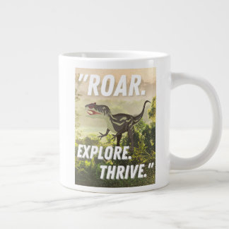 tasse dinosaure, tasse à café géante, préhistoriqu