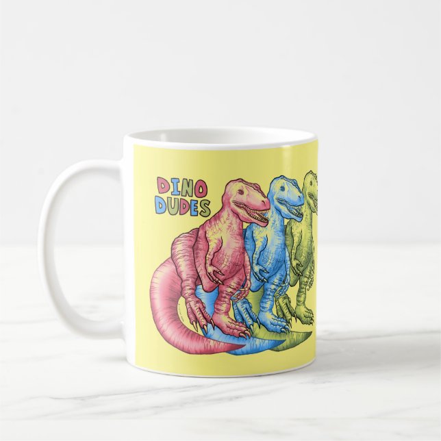 Tasse Dinosaures Dino Dudes (Gauche)