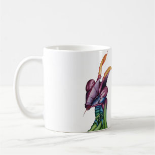 Tasse d'insecte de mante de prière
