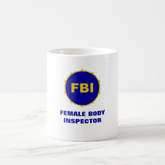 Tasse d'inspecteur de corps féminin de ~ de FBI