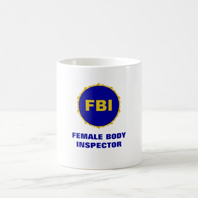Tasse d'inspecteur de corps féminin de ~ de FBI (Centre)