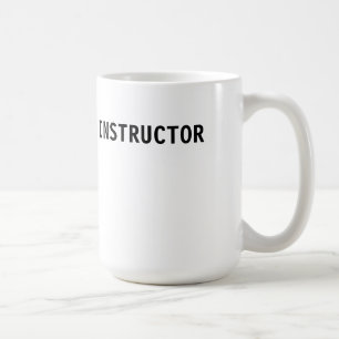 Tasse d'instructeur d'école de combat de zombi