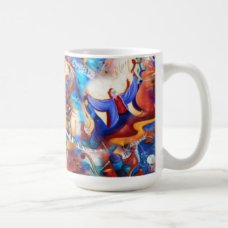 Tasse d'instrument de folie de musique