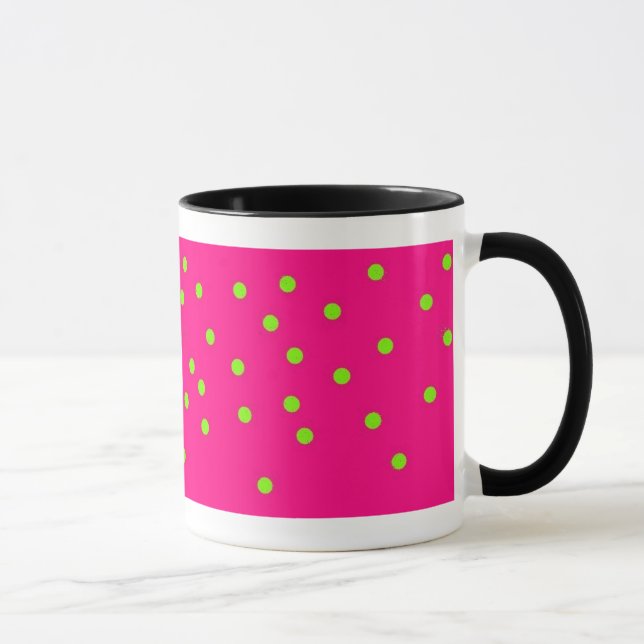TASSE D'INTIAL POINTILLÉE PAR POLKA (Droite)