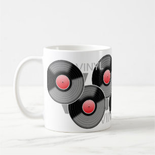 Tasse disque vinyle classique