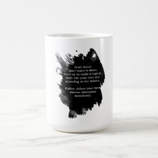 Tasse d'obsessions de citation de Franz Kafka