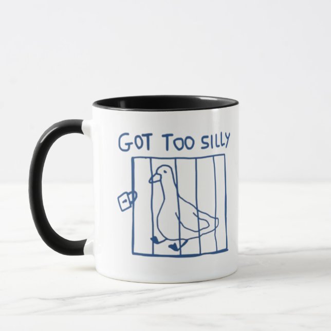 Tasse d'oie ridicule, Devenue trop ridicule, Trop  (Gauche)